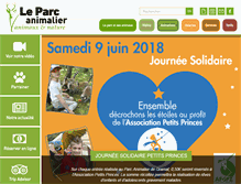 Tablet Screenshot of gramat-parc-animalier.com